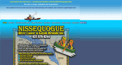 Desktop Screenshot of canoerentals.com